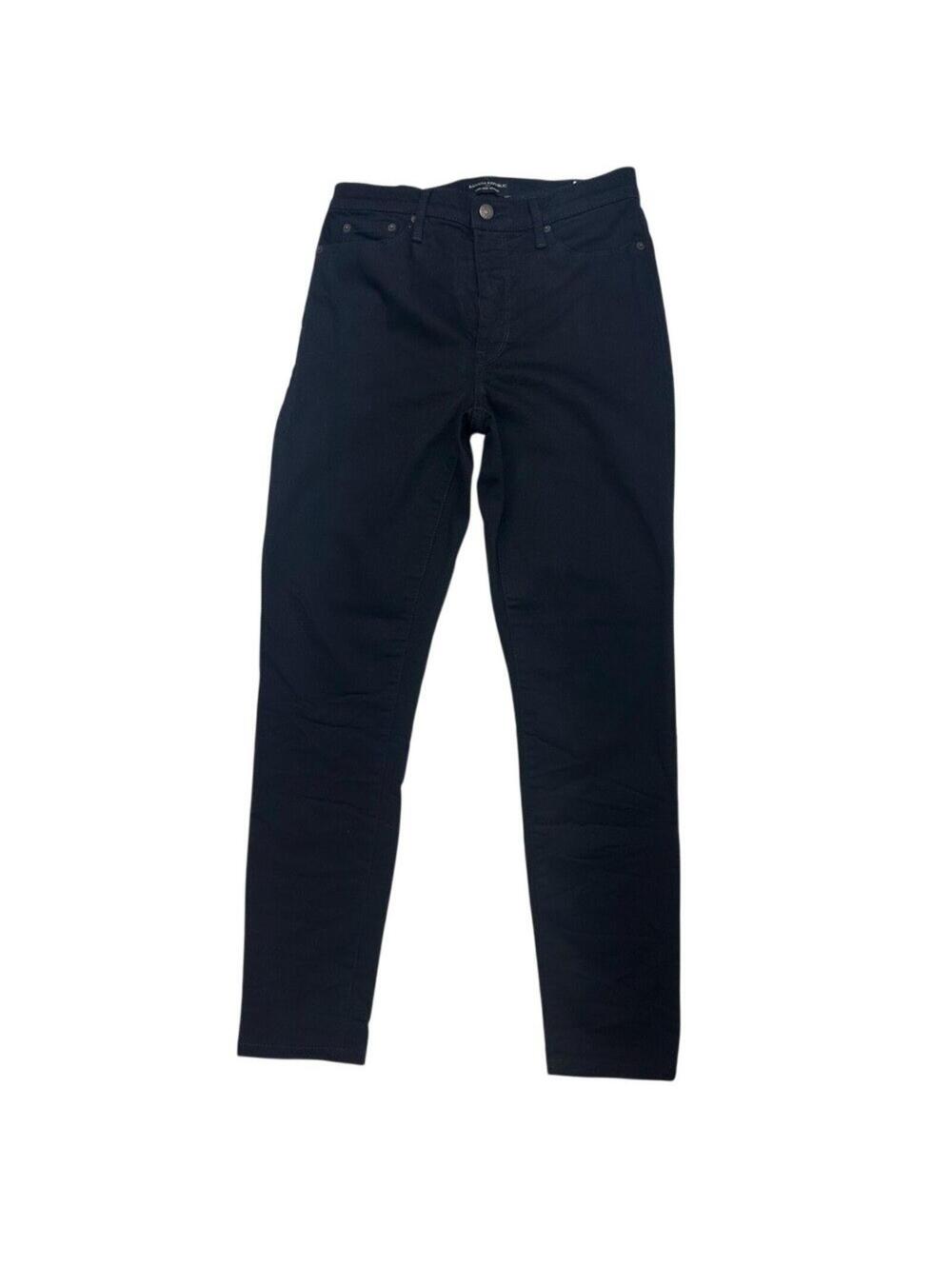 Banana Republic High Rise Skinny Jeans Womens 28/6 Black Stretch Denim Pants